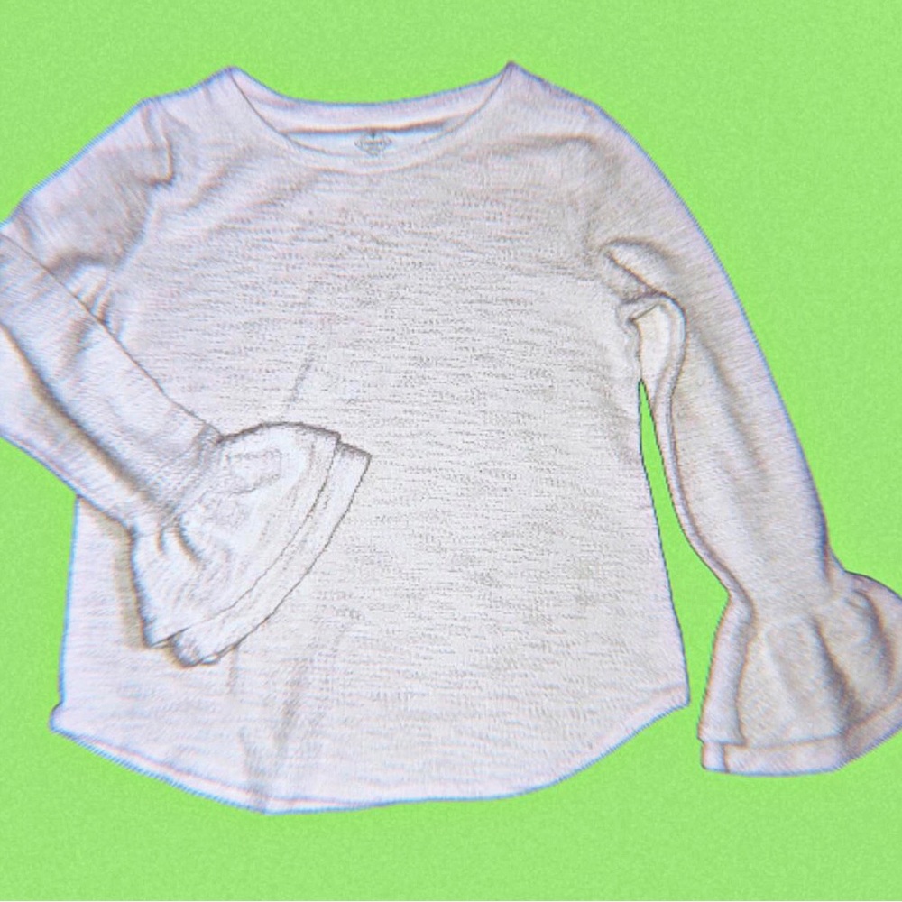 Pre-owned Women’s St. John’s Bay White Long-Sleeve Blouse (Size M)